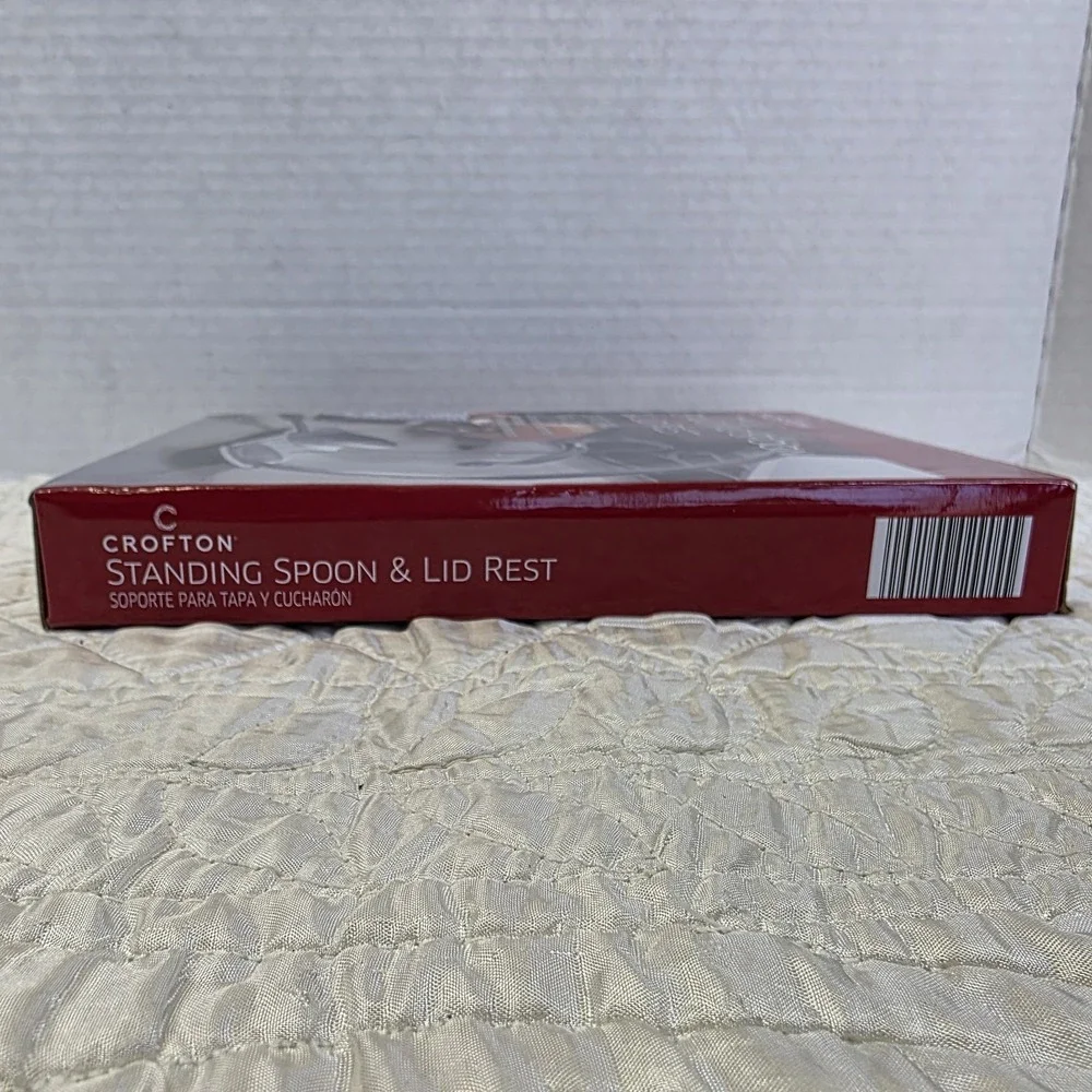 New Crofton Standing Spoon and Lid Rest Stainless‎ Steel Kitchen Minimalist